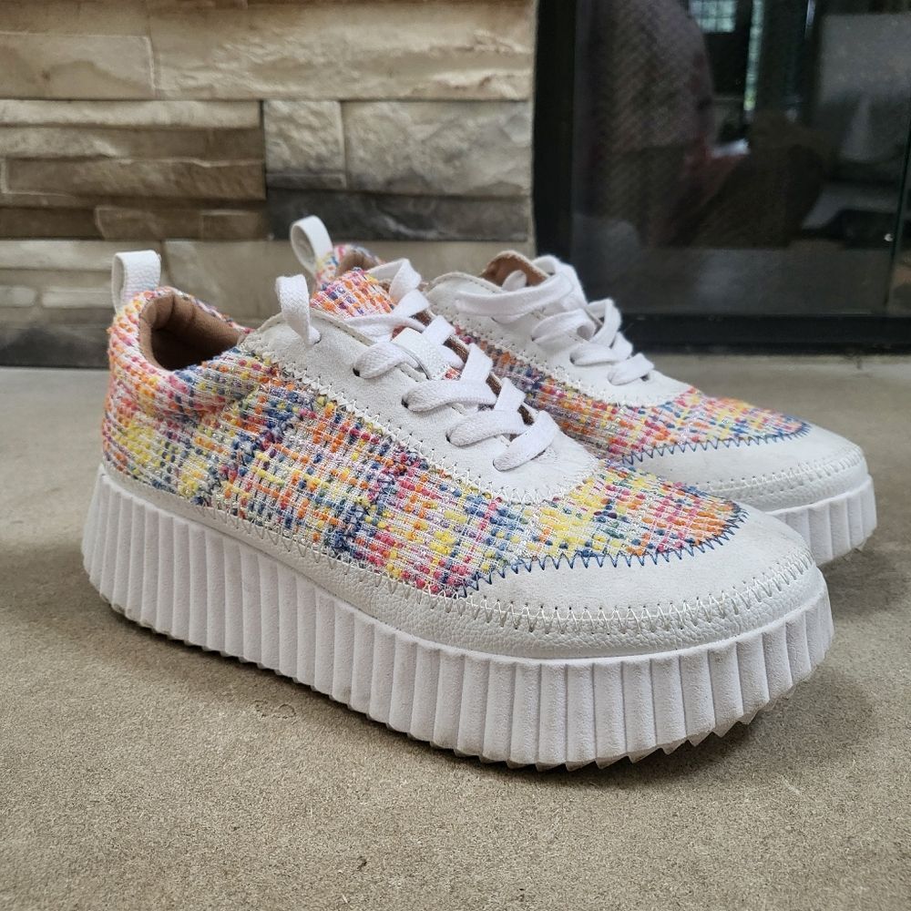 ZODIAC Women's Cooper Sneakers Platform Rainbow Size 6M